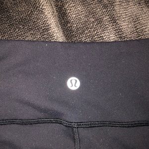 lululemon crop black leggings